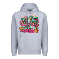 Heather Grey New Mexico Premium Hoodie - texasbilliewilder