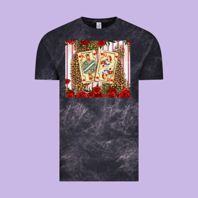 Valentines Day Playing Cards Vintage Tee Designed By Adodesignshop