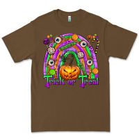 Cacao Trick or Treat Halloween Rainbow Premium Tee - texasbilliewilder