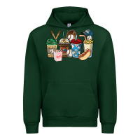 Foreset Green Baseball coffee cups Urban Hoodie - HowdyJamesFarm