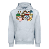 Heather Grey Baseball coffee cups Urban Hoodie - HowdyJamesFarm