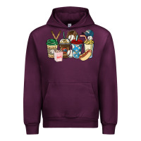 Mauve Wine Baseball coffee cups Urban Hoodie - HowdyJamesFarm