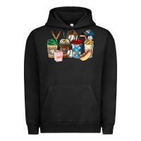 Pigment Black Baseball coffee cups Urban Hoodie - HowdyJamesFarm