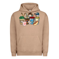 Pigment Burro Baseball coffee cups Urban Hoodie - HowdyJamesFarm