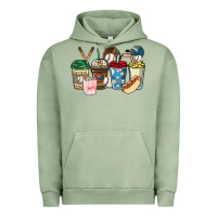 Pigment Oil Green Baseball coffee cups Urban Hoodie - HowdyJamesFarm
