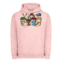 Pigment Salmon Baseball coffee cups Urban Hoodie - HowdyJamesFarm
