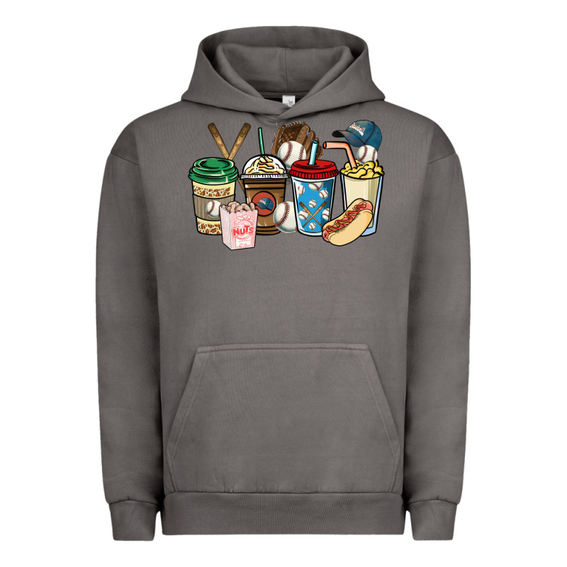 Baseball Coffee Cups Urban Hoodie by HowdyJamesFarm | Teevron