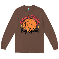 Chestnut small town big spirit Long Sleeve Tee - MaliasSmallBusiness