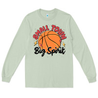Matcha small town big spirit Long Sleeve Tee - MaliasSmallBusiness