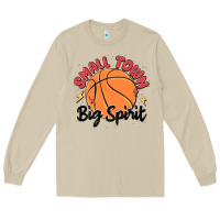 Mushroom small town big spirit Long Sleeve Tee - MaliasSmallBusiness
