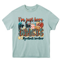 Arona i'm just here for the snacks #american football br Heavy Core Tee - Zillion Design Studio