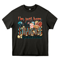 Asphalt i'm just here for the snacks #american football br Heavy Core Tee - Zillion Design Studio