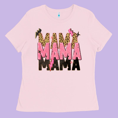 Mama Mama Mama Lightning Bold Ladies Tee Designed By Zillion Design Studio