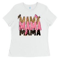 White mama mama mama lightning bold Ladies Tee - Zillion Design Studio
