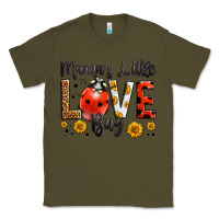 Army Green mama's little love bug Classic Tee - LillyAllenDesigns
