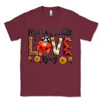Burgundy mama's little love bug Classic Tee - LillyAllenDesigns