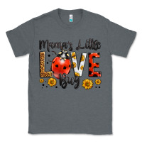 Charcoal Heather mama's little love bug Classic Tee - LillyAllenDesigns