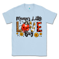 Dusty Blue mama's little love bug Classic Tee - LillyAllenDesigns