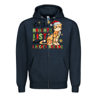 Navy on the naughty list and i regret nothing Zipper Hoodie - MaliasSmallBusiness