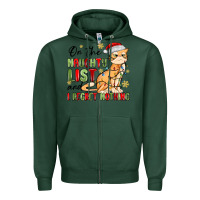 Sports Green on the naughty list and i regret nothing Zipper Hoodie - MaliasSmallBusiness