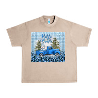 French Oak hello winter snowman truck Urban Heavy Tee - AdoDesignShop