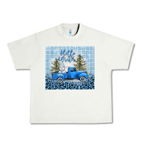 Pistachio hello winter snowman truck Urban Heavy Tee - AdoDesignShop