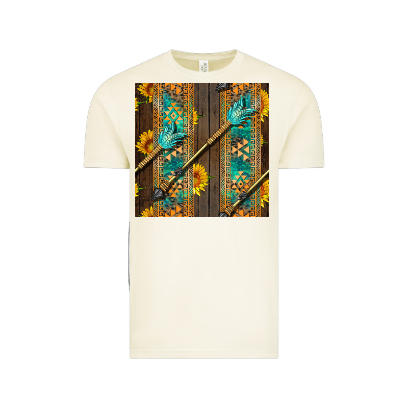 Aztec And Sunflowers Vintage Tee by BundleAndBundleShop | Teevron