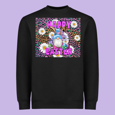 Easter Happy Easter Gnomes Bunny Daisys Heavyweight Sweatshirt Designed By Artiststas