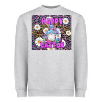 Heather Grey easter happy easter gnomes bunny daisys Heavyweight Sweatshirt - Artiststas