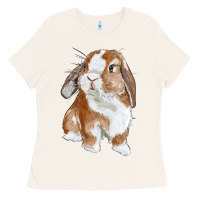 Bone Cute Bunny Ladies Tee - RanaPortraitStore