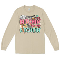 Mushroom no bitchin in my kitchin Long Sleeve Tee - MaliasSmallBusiness