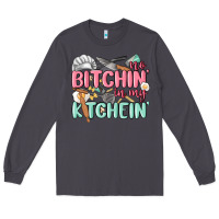 Smoke no bitchin in my kitchin Long Sleeve Tee - MaliasSmallBusiness