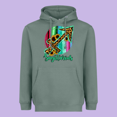 Sagittarrius Sign Of Zodiac Heavyweight Hoodie Designed By Bettercallsaul