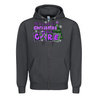 Smoke all i want for christmas is a cure pancreatic canc Zipper Hoodie - MaliasSmallBusiness