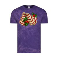 Cloud Purple white christmas tree cake ado Vintage Tee - AdoDesignShop