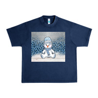 Navy winter snowman Urban Heavy Tee - AdoDesignShop