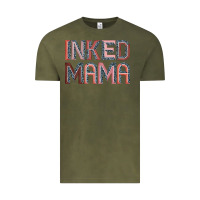 Vintage Olive inked mama Vintage Tee - JahusDesignShop
