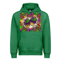 Emerald Mardi Gras masks tumbler Urban Hoodie - HowdyJamesFarm