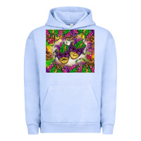 Pigment Grape Ice Mardi Gras masks tumbler Urban Hoodie - HowdyJamesFarm