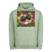 Pigment Oil Green Mardi Gras masks tumbler Urban Hoodie - HowdyJamesFarm