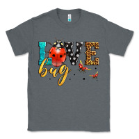 Charcoal Heather love bug lady bug Classic Tee - LillyAllenDesigns