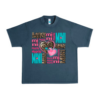 Midnight Navy mini mini mini with hearts Urban Heavy Tee - AdoDesignShop