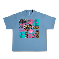 Pebble Blue mini mini mini with hearts Urban Heavy Tee - AdoDesignShop