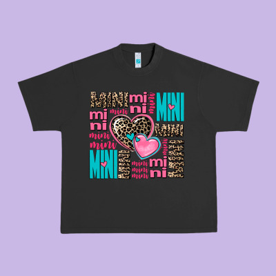 Mini Mini Mini With Hearts Urban Heavy Tee Designed By Adodesignshop