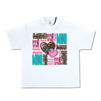 White mini mini mini with hearts Urban Heavy Tee - AdoDesignShop