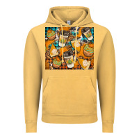 Vintage Mustard autumun distressed tumbler Vintage Hoodie - BundleAndBundleShop