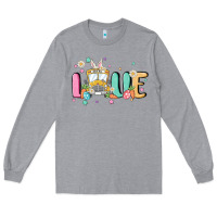 Heather Grey love school bus Long Sleeve Tee - MaliasSmallBusiness