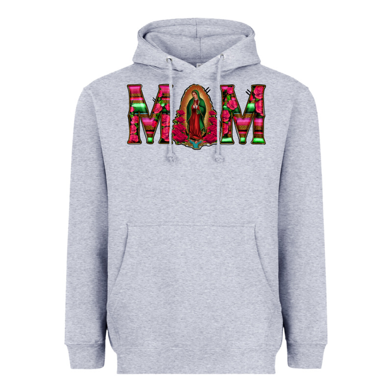 Mom With Floral Aztec And Leopard Background Heavyweight Hoodie by Bettercallsaul | Teevron