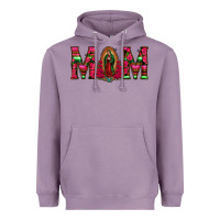 Lavender Mom with Floral Aztec and Leopard Background Heavyweight Hoodie - Bettercallsaul