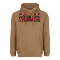 Toasted Coconut Mom with Floral Aztec and Leopard Background Heavyweight Hoodie - Bettercallsaul